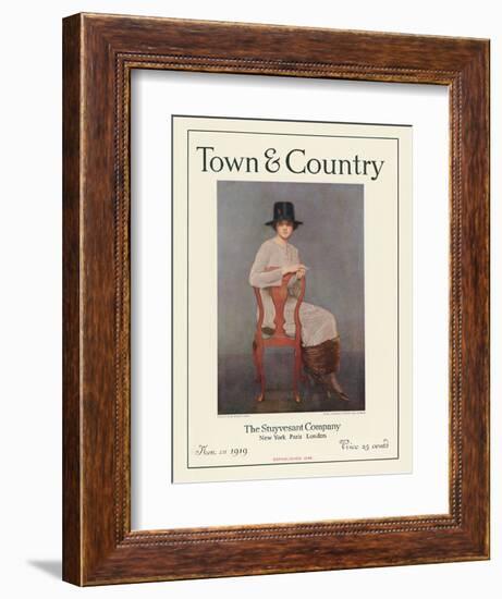 Town & Country, November 1st, 1919-null-Framed Art Print