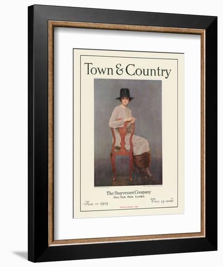 Town & Country, November 1st, 1919-null-Framed Art Print