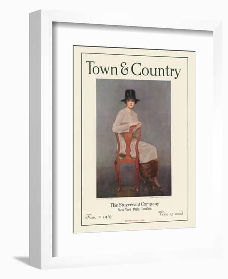 Town & Country, November 1st, 1919-null-Framed Art Print