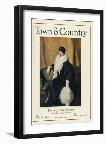 Town & Country, November 1st, 1921-null-Framed Art Print