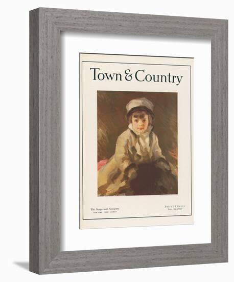 Town & Country, November 20th, 1917-null-Framed Art Print