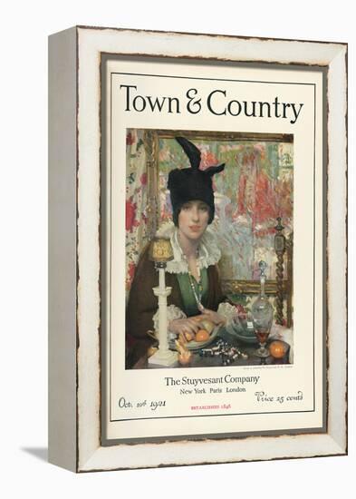 Town & Country, October 10th, 1921-null-Framed Stretched Canvas