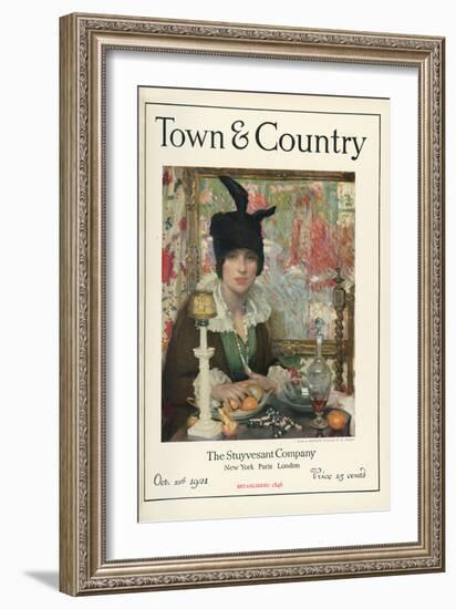 Town & Country, October 10th, 1921-null-Framed Art Print