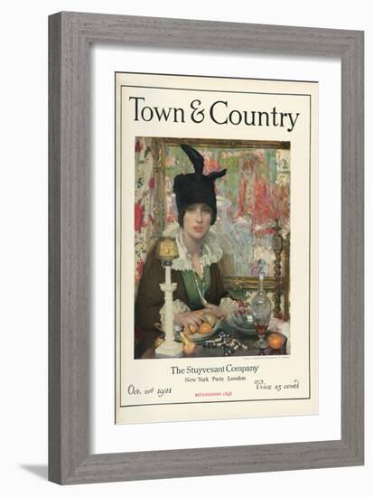 Town & Country, October 10th, 1921-null-Framed Art Print