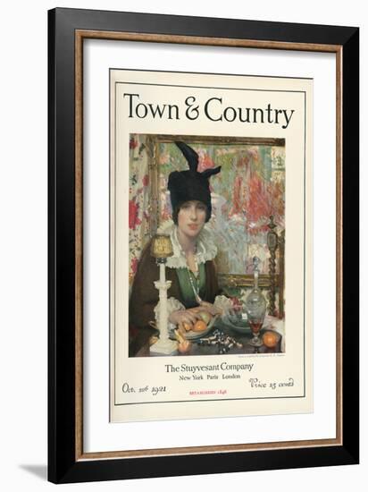 Town & Country, October 10th, 1921-null-Framed Art Print