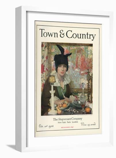 Town & Country, October 10th, 1921-null-Framed Art Print