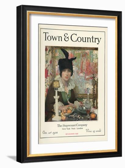 Town & Country, October 10th, 1921-null-Framed Art Print