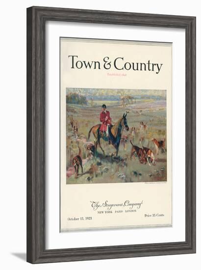 Town & Country, October 15th, 1923-null-Framed Art Print