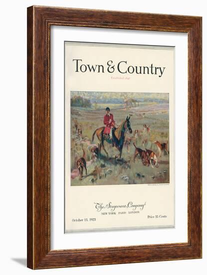 Town & Country, October 15th, 1923-null-Framed Art Print