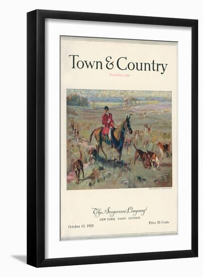 Town & Country, October 15th, 1923-null-Framed Art Print