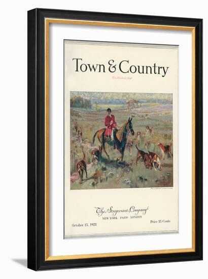 Town & Country, October 15th, 1923-null-Framed Art Print