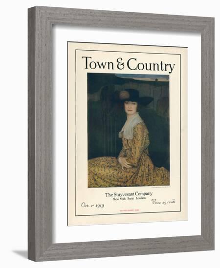 Town & Country, October 1st, 1919-null-Framed Art Print