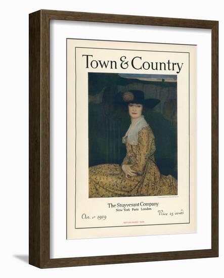 Town & Country, October 1st, 1919-null-Framed Art Print