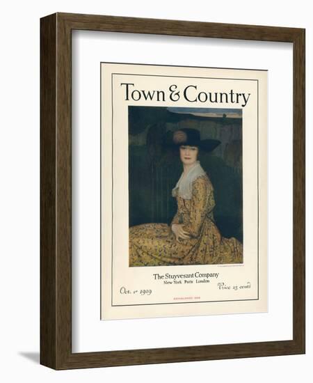 Town & Country, October 1st, 1919-null-Framed Art Print