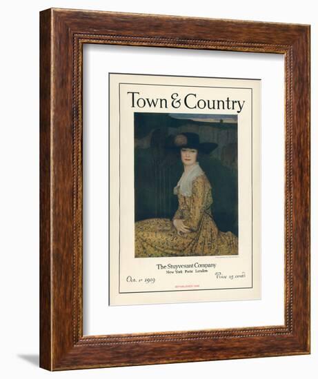 Town & Country, October 1st, 1919-null-Framed Art Print