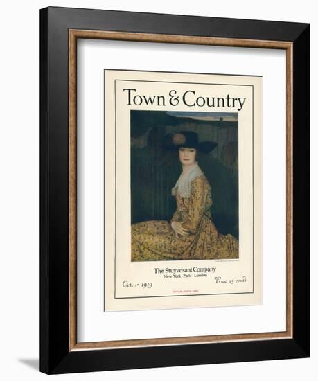 Town & Country, October 1st, 1919-null-Framed Art Print