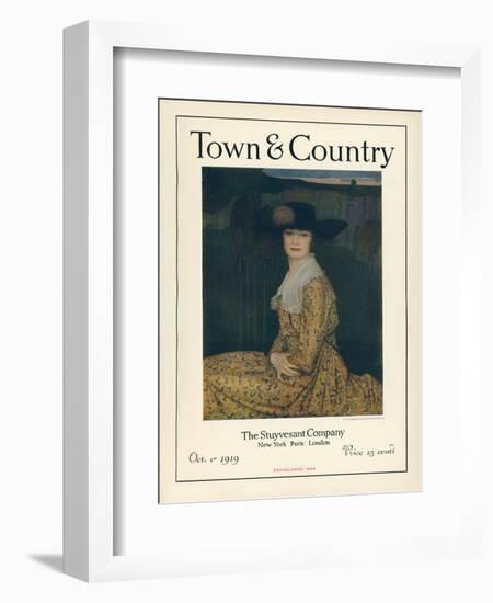 Town & Country, October 1st, 1919-null-Framed Art Print