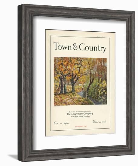 Town & Country, October 1st, 1920-null-Framed Art Print