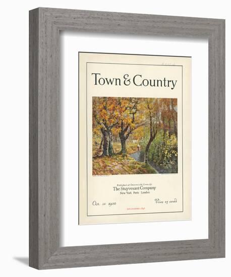 Town & Country, October 1st, 1920-null-Framed Art Print