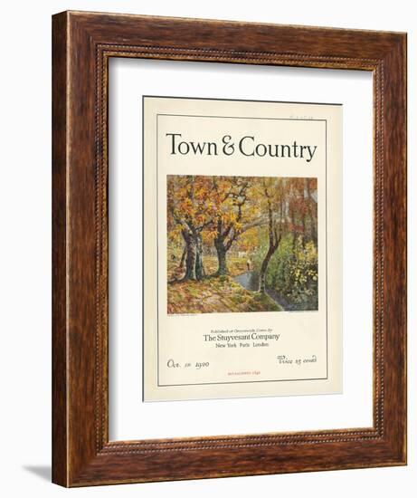 Town & Country, October 1st, 1920-null-Framed Art Print