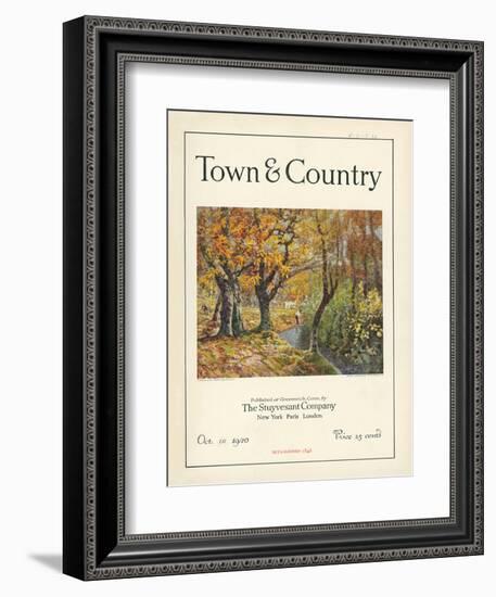 Town & Country, October 1st, 1920-null-Framed Art Print