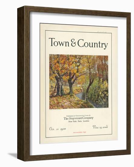 Town & Country, October 1st, 1920-null-Framed Art Print