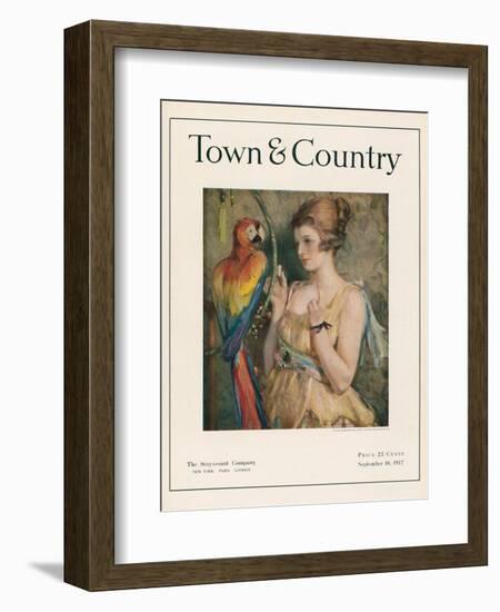 Town & Country, September 10th, 1917-null-Framed Art Print