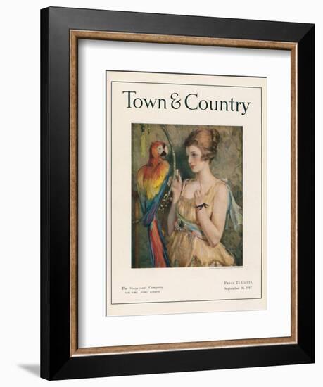 Town & Country, September 10th, 1917-null-Framed Art Print