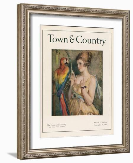 Town & Country, September 10th, 1917-null-Framed Art Print