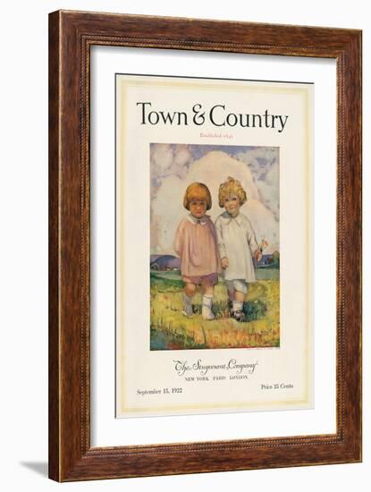 Town & Country, September 15th, 1922-null-Framed Art Print