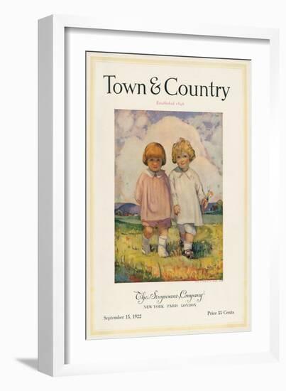 Town & Country, September 15th, 1922-null-Framed Art Print