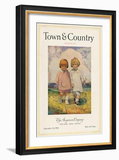 Town & Country, September 15th, 1922-null-Framed Art Print
