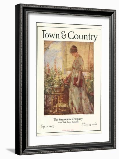 Town & Country, September 1st, 1919-null-Framed Art Print