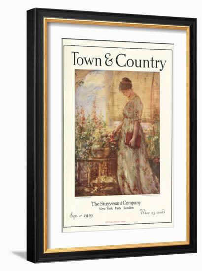 Town & Country, September 1st, 1919-null-Framed Art Print