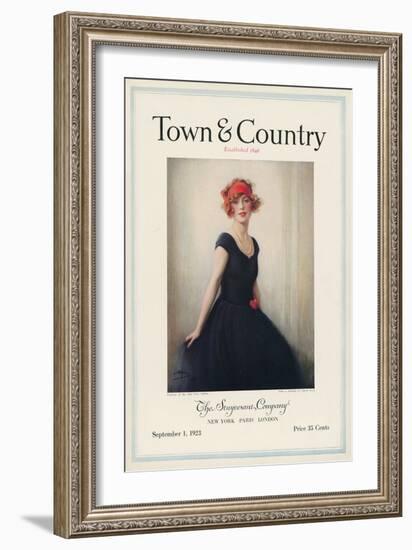 Town & Country, September 1st, 1923-null-Framed Art Print