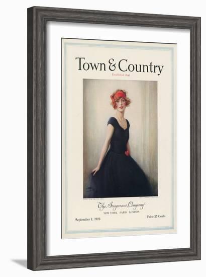 Town & Country, September 1st, 1923-null-Framed Art Print