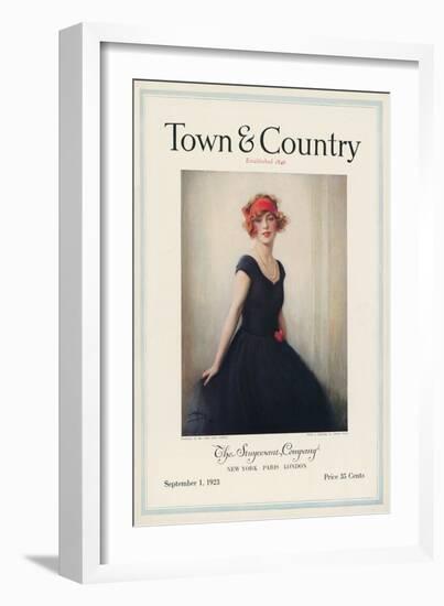 Town & Country, September 1st, 1923-null-Framed Art Print