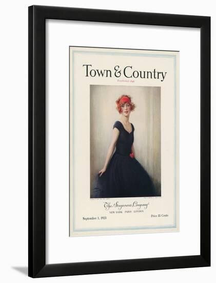 Town & Country, September 1st, 1923-null-Framed Art Print