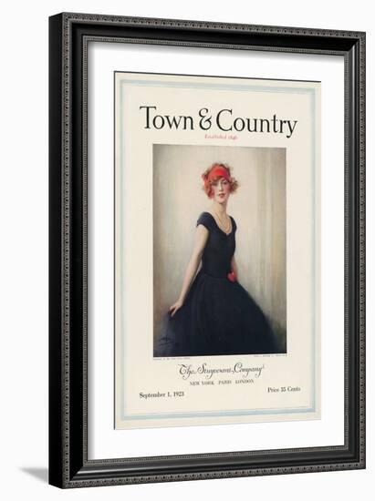 Town & Country, September 1st, 1923-null-Framed Art Print