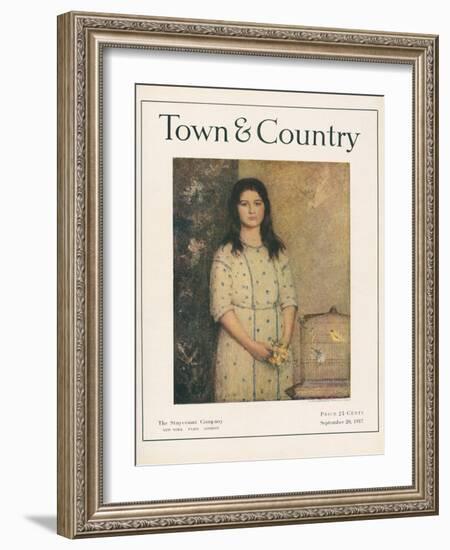 Town & Country, September 20th, 1917-null-Framed Art Print