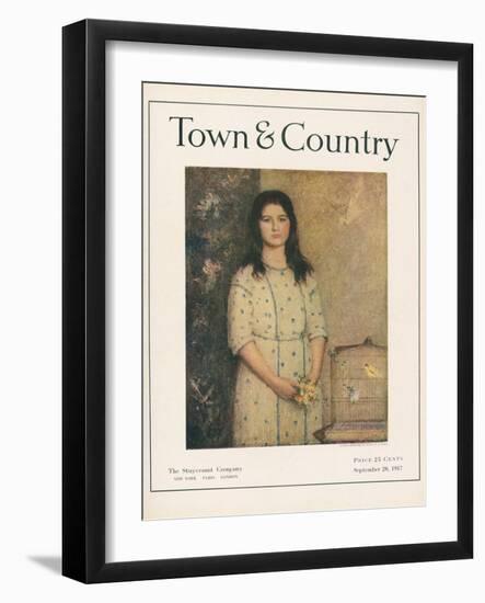 Town & Country, September 20th, 1917-null-Framed Art Print