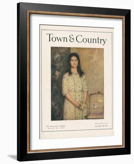 Town & Country, September 20th, 1917-null-Framed Art Print