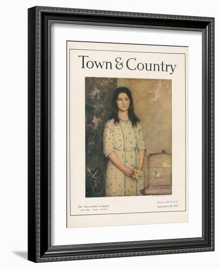 Town & Country, September 20th, 1917-null-Framed Art Print