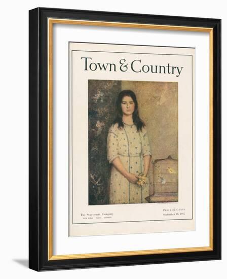 Town & Country, September 20th, 1917-null-Framed Art Print