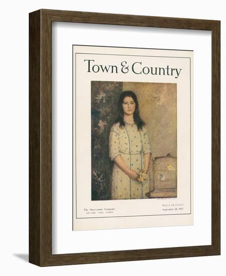 Town & Country, September 20th, 1917-null-Framed Art Print