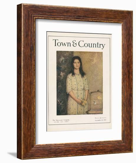 Town & Country, September 20th, 1917-null-Framed Art Print