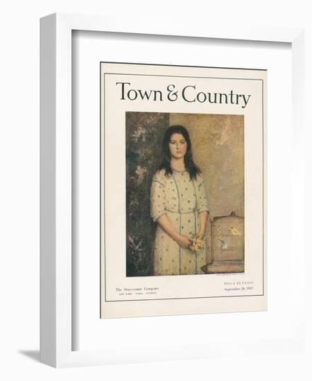 Town & Country, September 20th, 1917-null-Framed Art Print