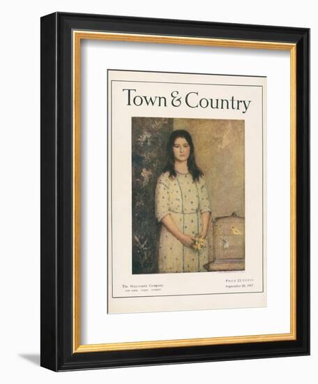 Town & Country, September 20th, 1917-null-Framed Art Print