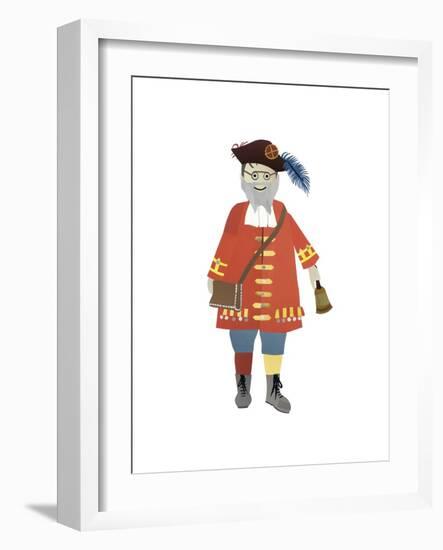 Town Crier, 2014-Isobel Barber-Framed Giclee Print