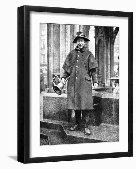 Town Crier, Cambridge, England, 1936-Donald Mcleish-Framed Giclee Print